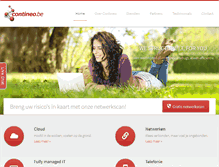 Tablet Screenshot of contineo.be